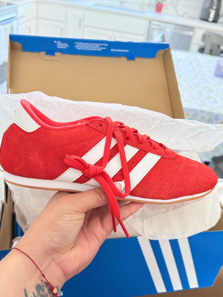 Adidas Originals Taekwondo Lace Sneakers In Red Nwb